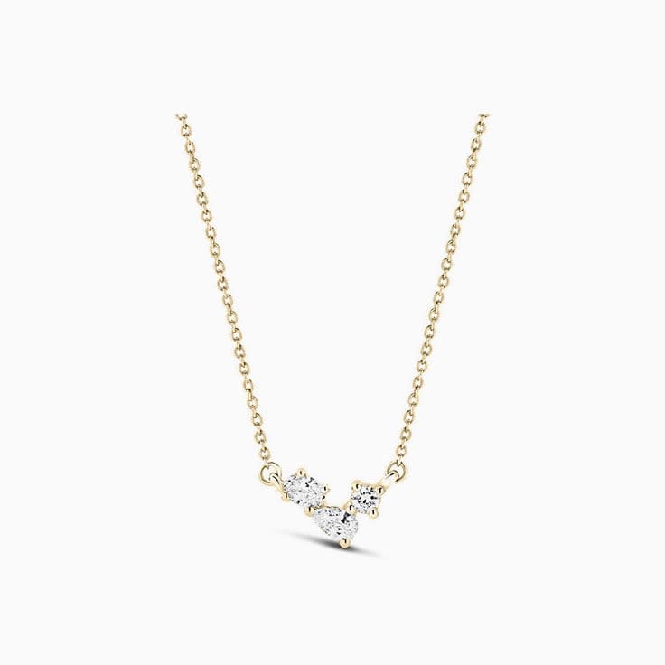 Petite Necklace With Lab Diamond