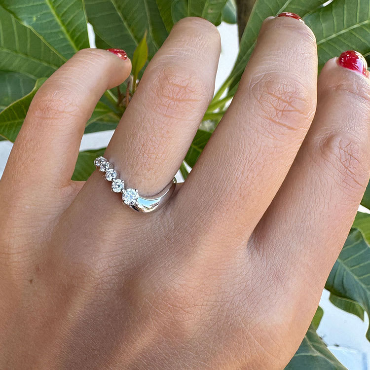 Unique Wishbone Ring