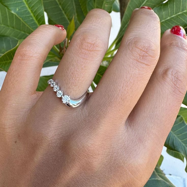 Unique Wishbone Ring