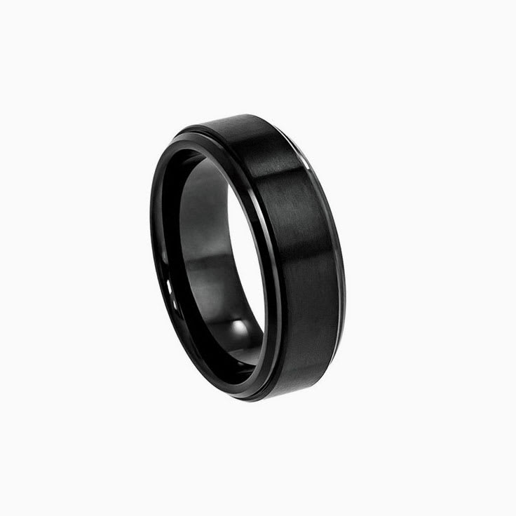 Black Ring In Tungsten