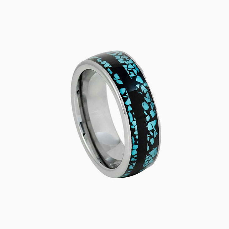 Turquoise Fragment Inlay Ring