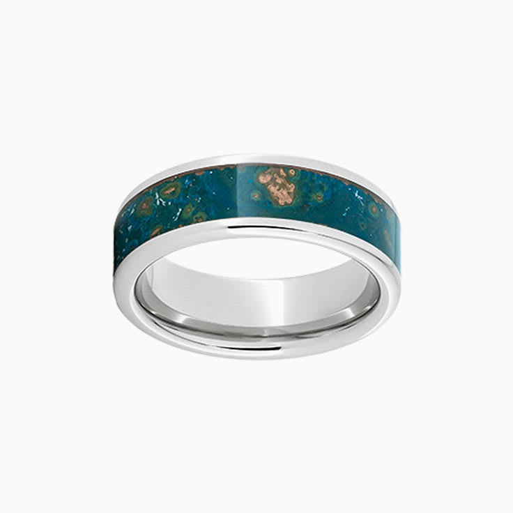 Mens ring inspired by ocean