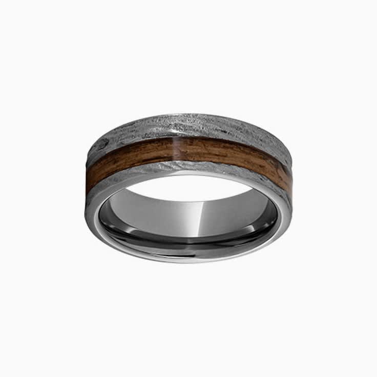 Tunsten with Bourbon Aged Inlay