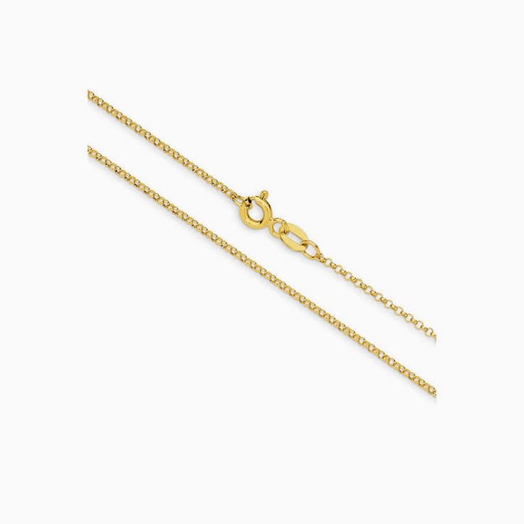 Delicate Yellow Gold Chain