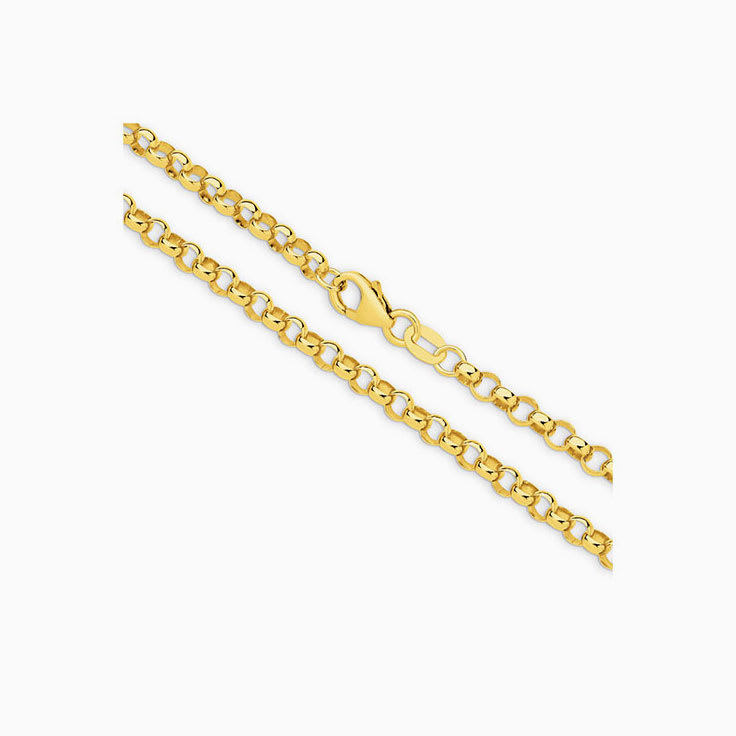 Polished Gold Belcher Chain