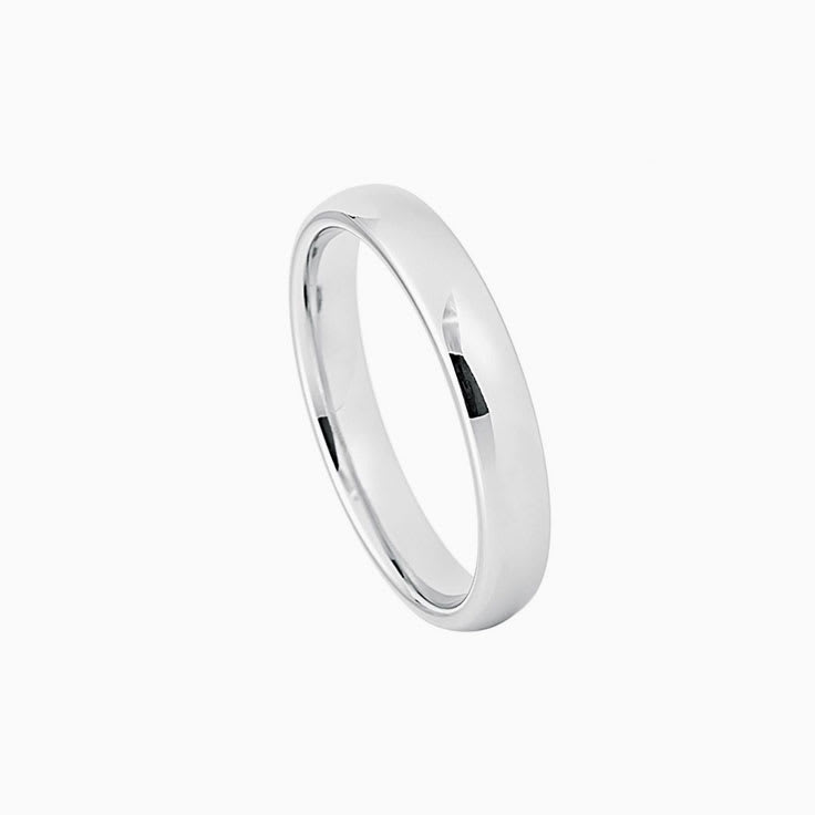 4mm comfort fit tungsten ring