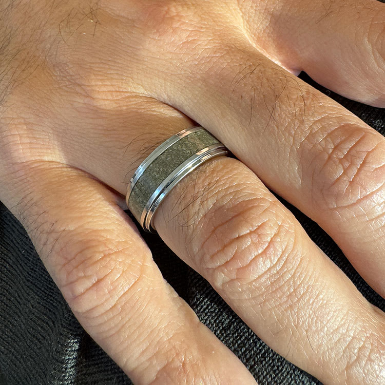 Forest Ring Titanium Ring