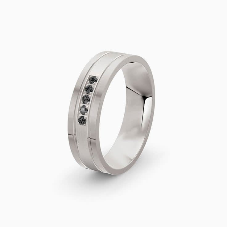 black diamond ring for men