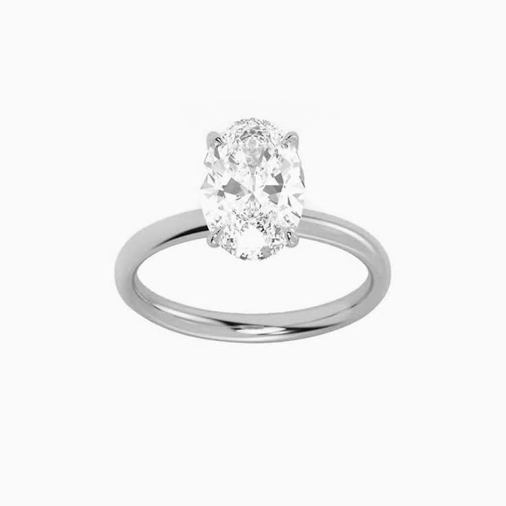 3 carat Oval Cut Diamond Ring