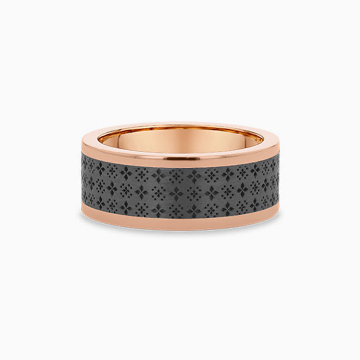 unique pattern carbon fiber ring