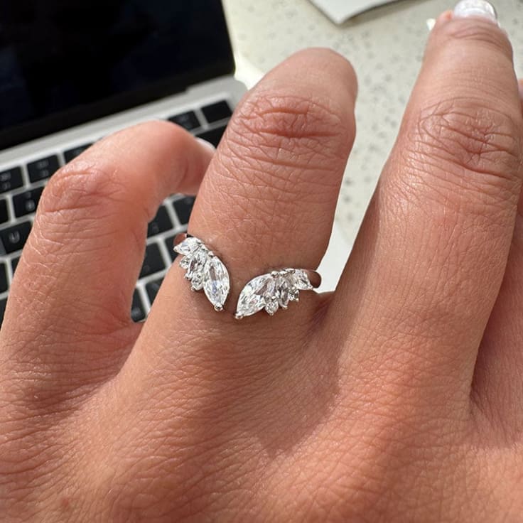 Custom fitted wedding band