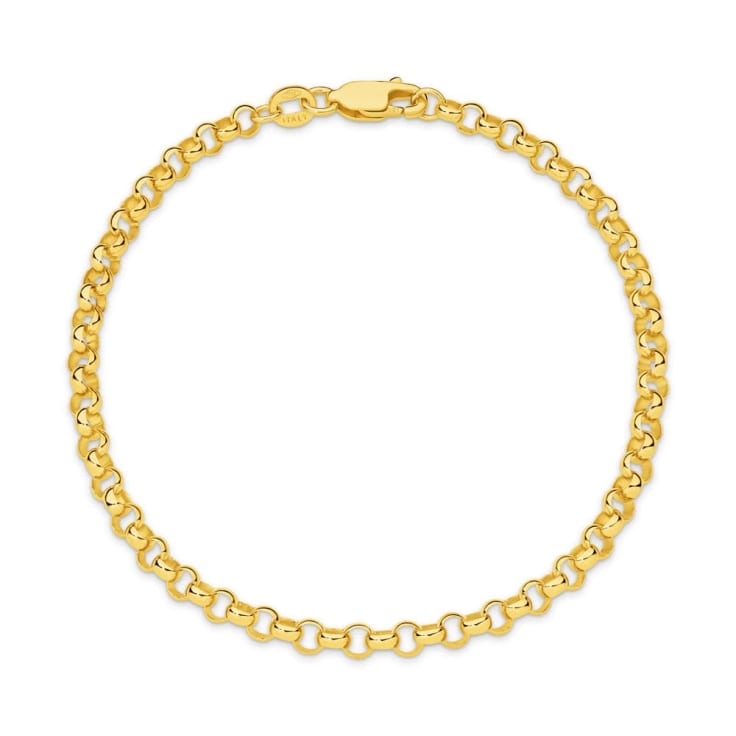 9k yellow gold belcher chain
