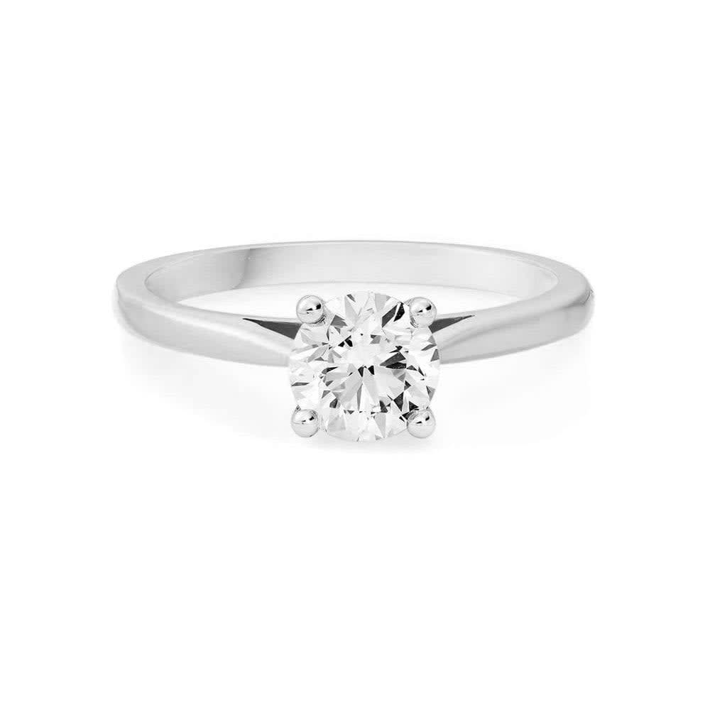 1ct classic solitaire engagement ring