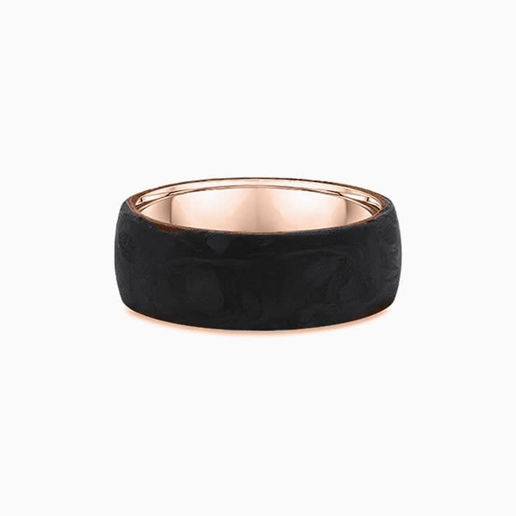 Rosegold with Carbon ring