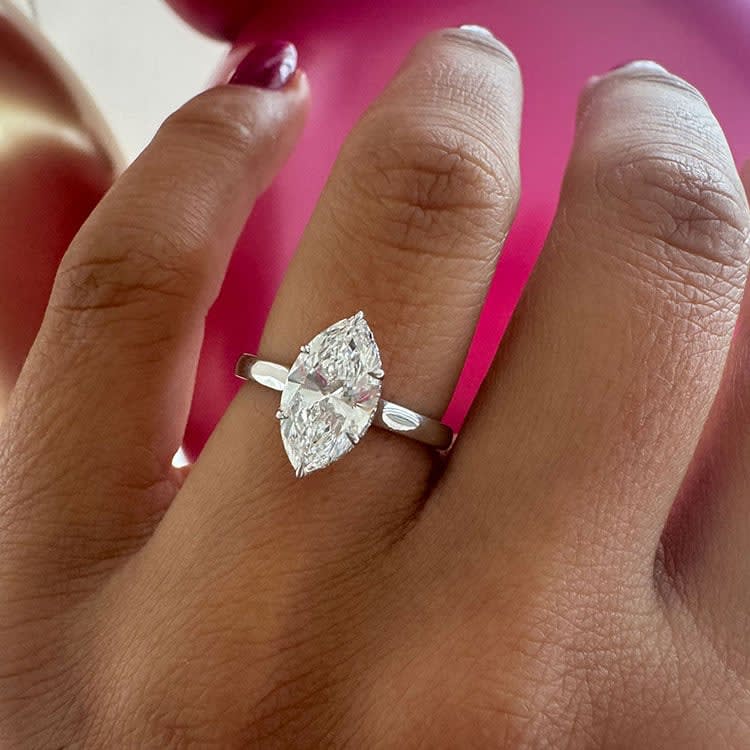 2carat marquise with a hidden halo