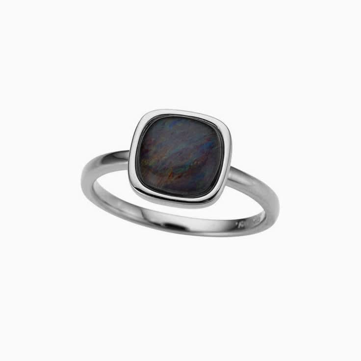 Lab marquise with round diamond band