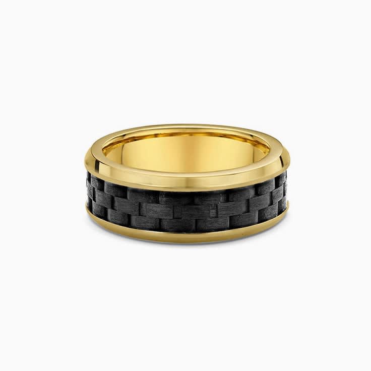 9k pattern carbon fibre ring
