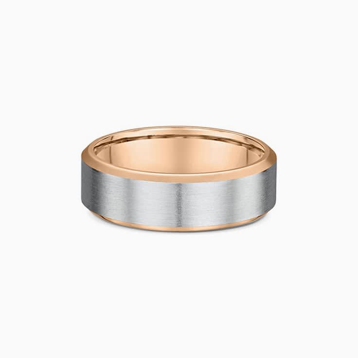 6mm bevel edge ring in 9k