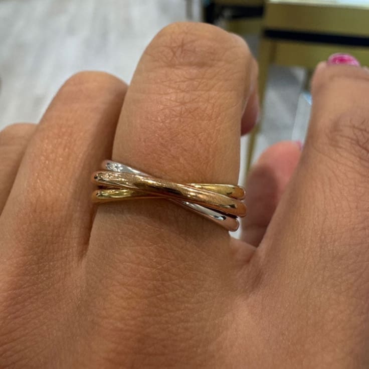 2mm Russian band in three tone