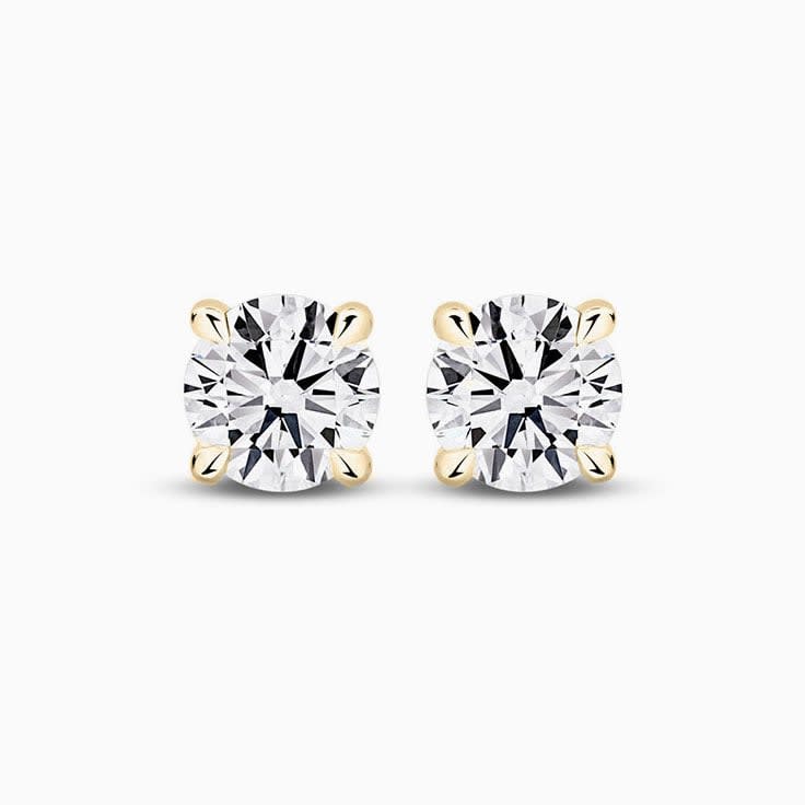 1 carat each classic lab studs