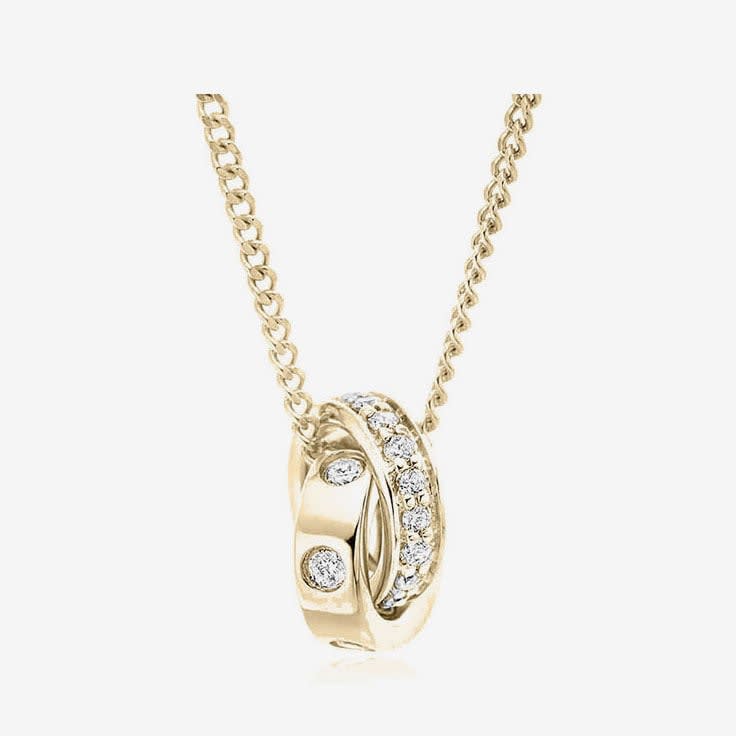 White Gold Diamond Pendant