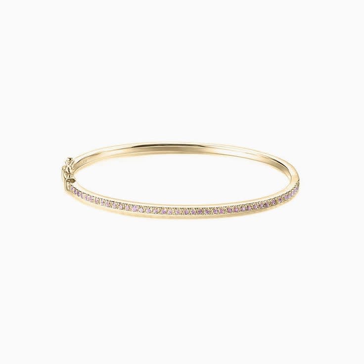 Pink Sapphire Bangle