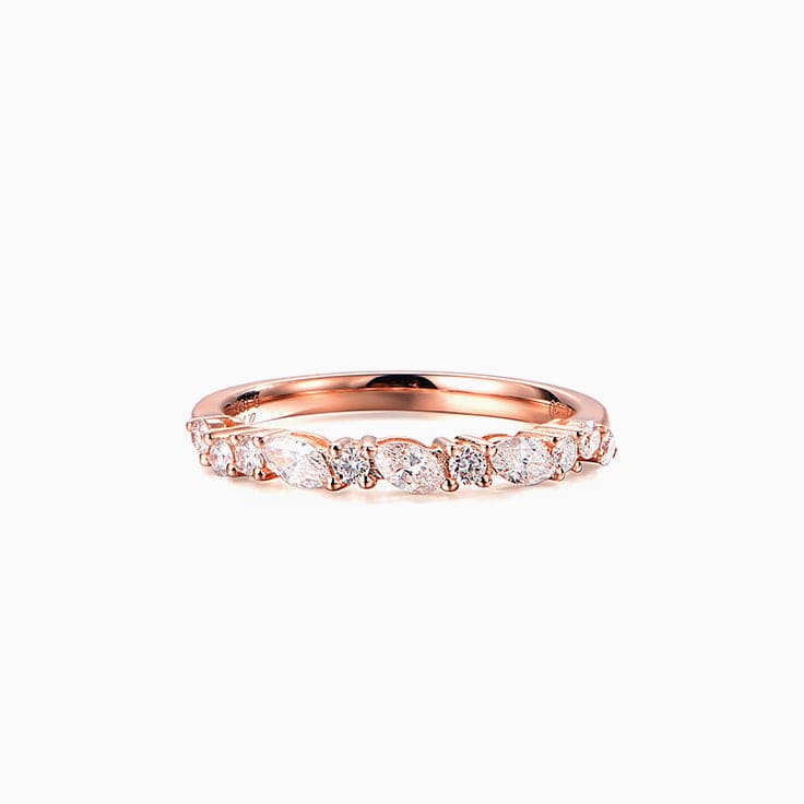 Marquise and Round Diamond Ring