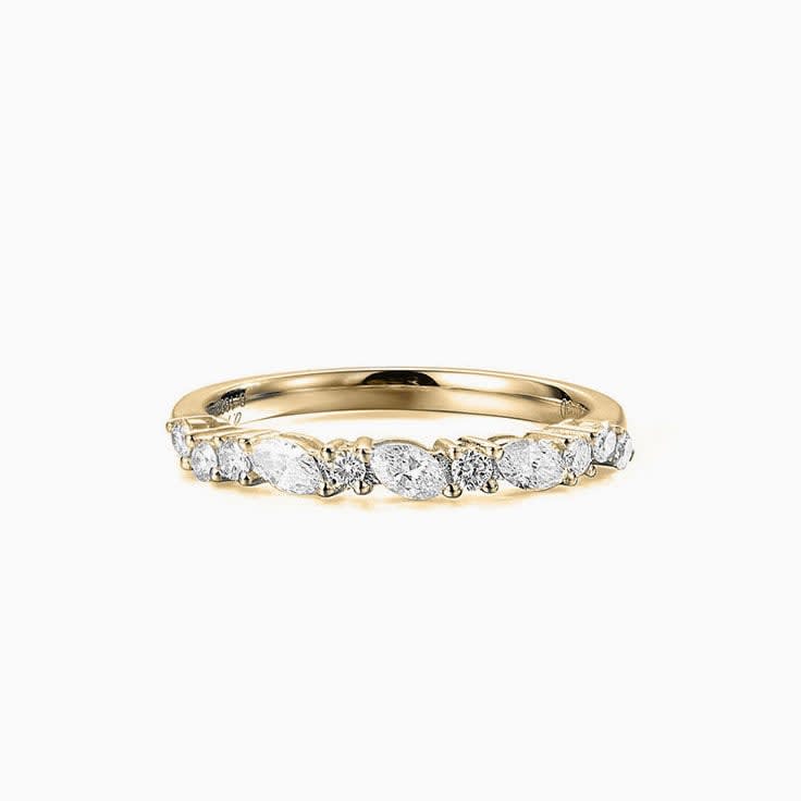 Marquise and Round Diamond Ring