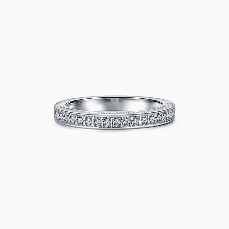 Pave Wedding Band