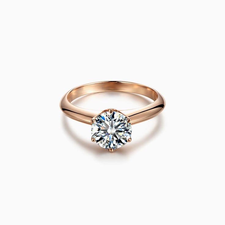 Classic Solitaire Ring with Round Diamond