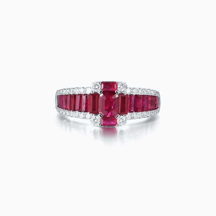 Diamond and Gemstone Ring