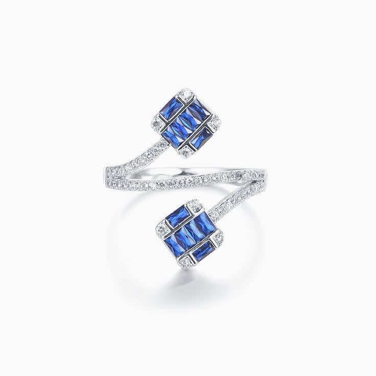 Blue Viper Ring