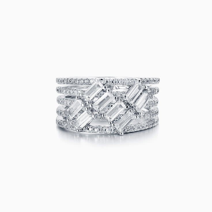 Multi Band Diamond Ring