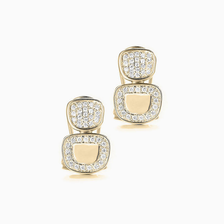Rosegold Pave Earrings