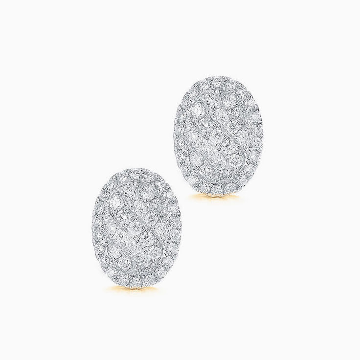 Oval Shape Diamond Studs