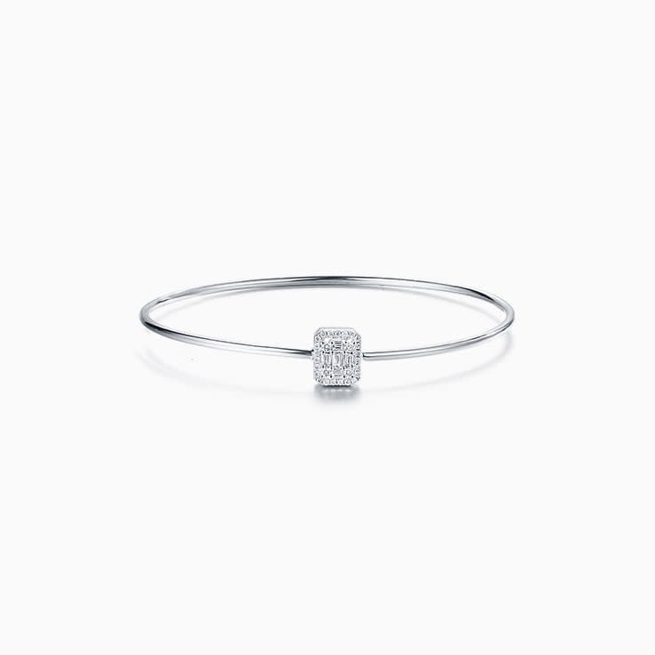 Baguette Cluster Bangle