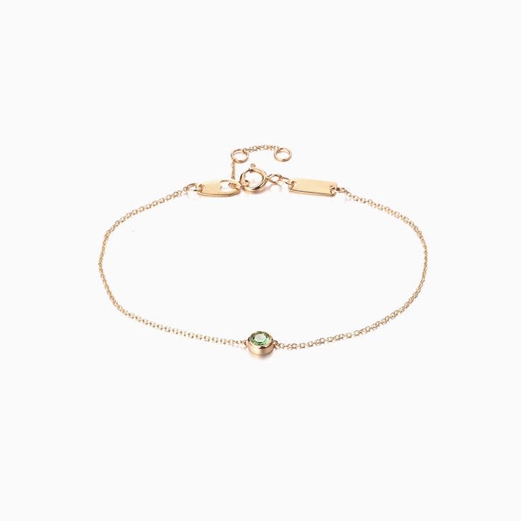 Tsavorite Drop Set Barcelet