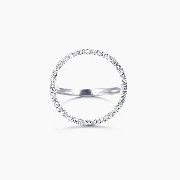 Circle Diamond Ring