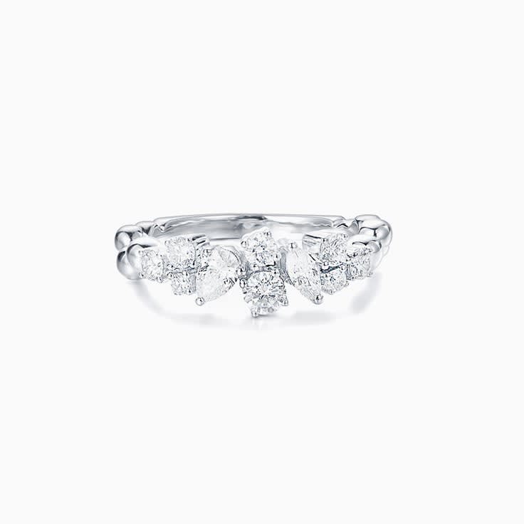 Multi Shape Diamond Band