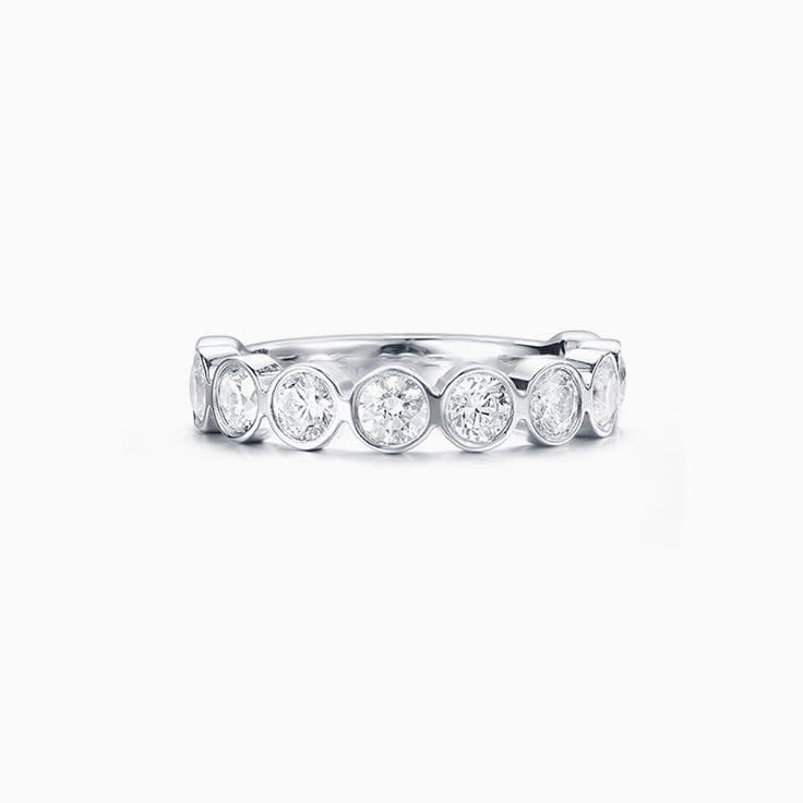 Bezel set Diamond Band