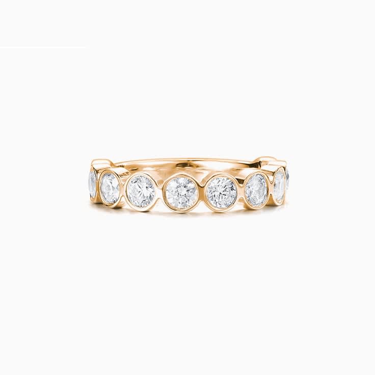 Bezel set Diamond Band