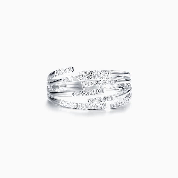 Multi Band Cuff Ring