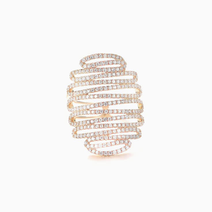 Zig Zag Diamond Dress Ring