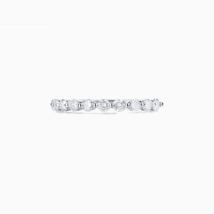 2 claw Diamond Wedding Band