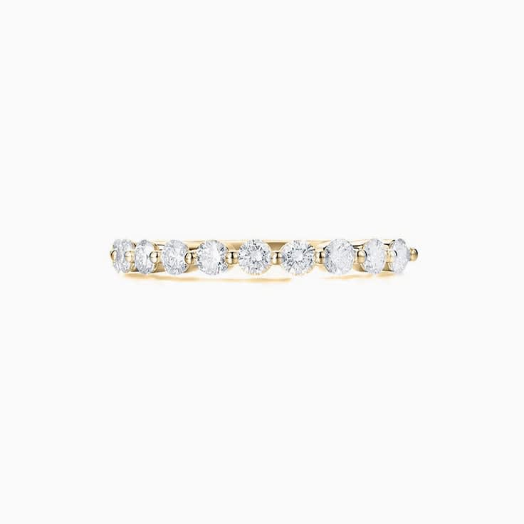 2 claw Diamond Wedding Band