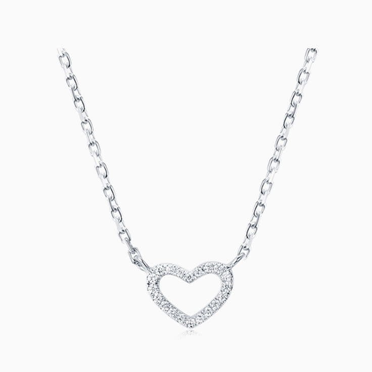 Heart diamond Necklace