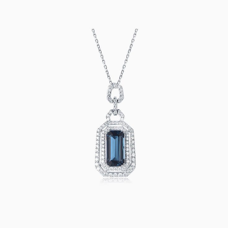 London Blue Topaz Pendant