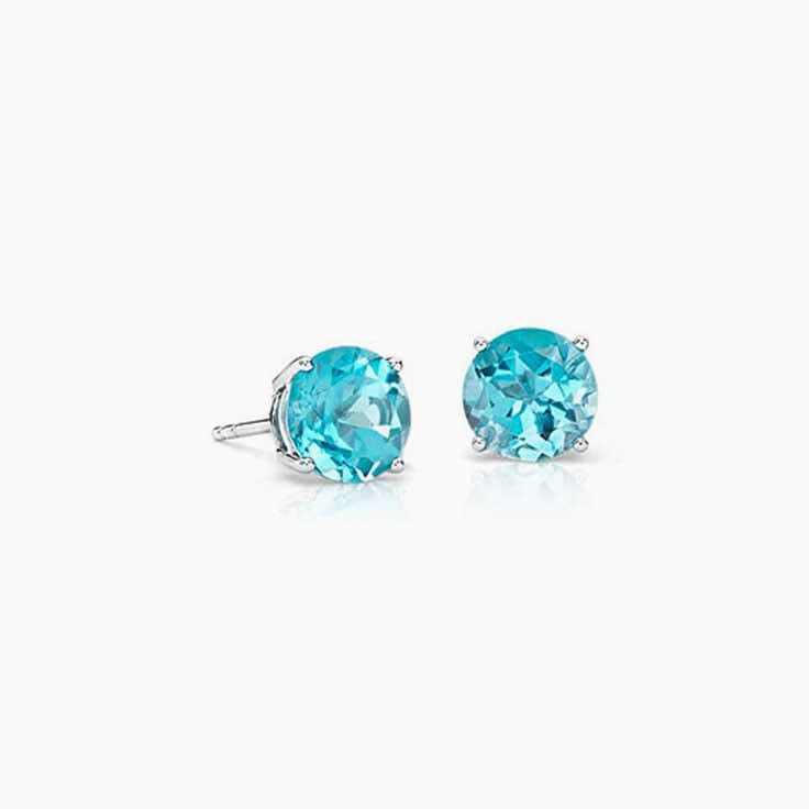Blue Topaz Studs