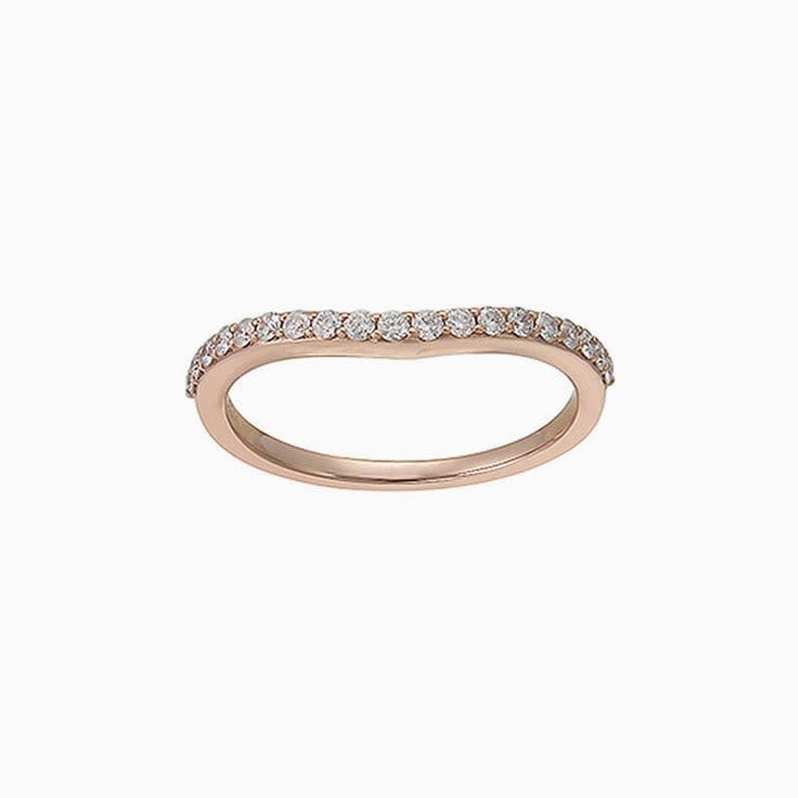 Curve ladies wedding ring 2744
