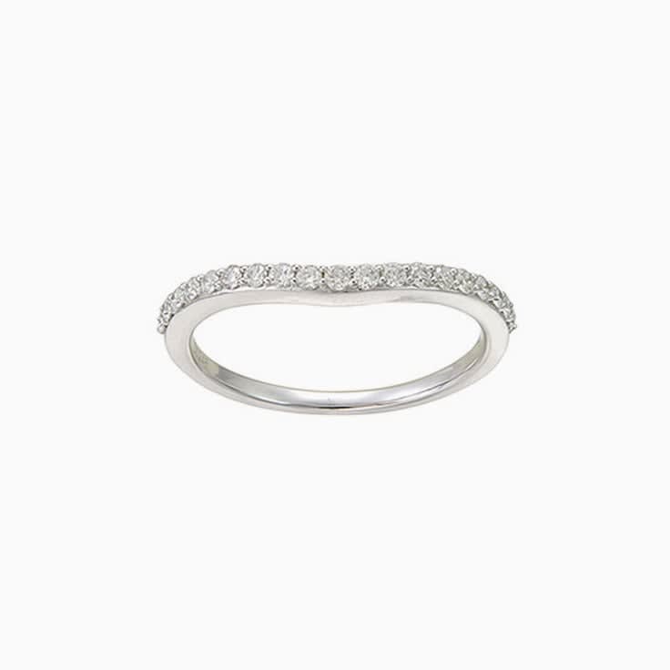 Curve ladies wedding ring 2744